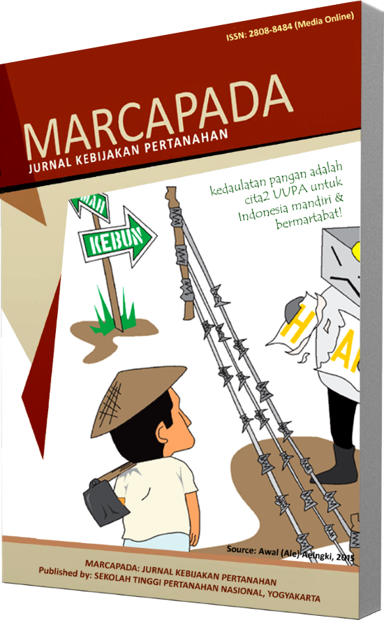 					View Vol. 6 No. 1 (2026): Marcapada: Jurnal Kebijakan Pertanahan
				